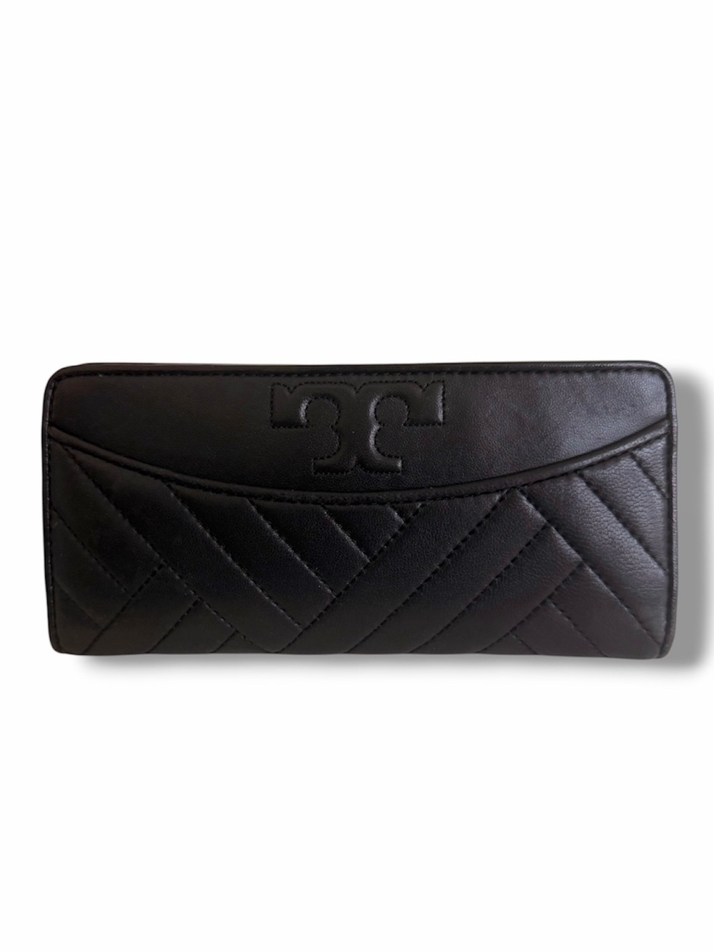 Tory Burch Alexa Bi-fold Quilted Leather Long Wallet
